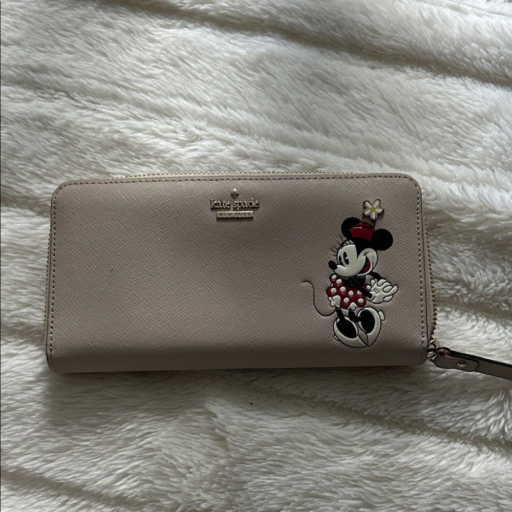 Kate Spade Tan Minnie Mouse Wallet